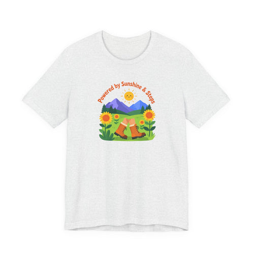 Sunshine & Soil T‑Shirt — Powered by Sunshine & Soil Floral Mountain Tee